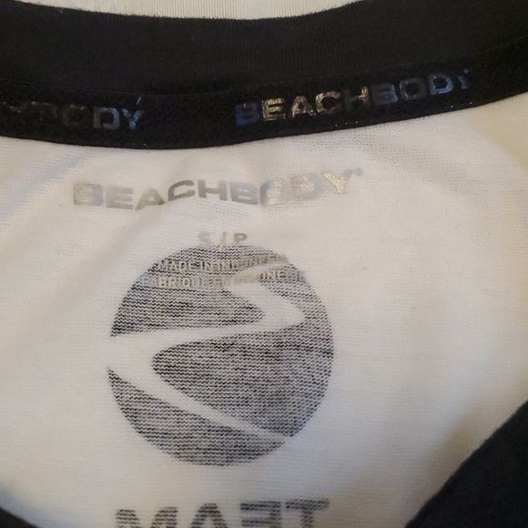 TEAM BEACHBODY COACH Tank Top White Black Size S - Picture 6 of 13